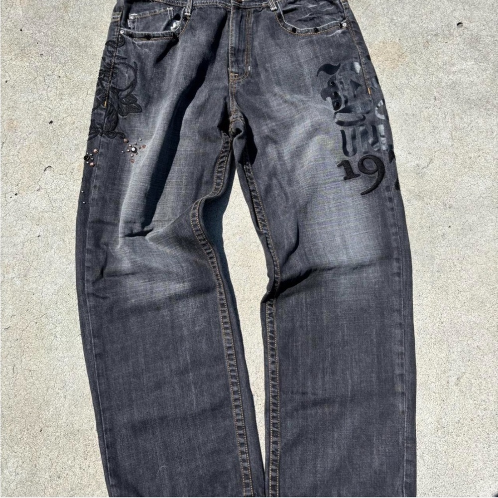 Vintage Ecko Unlimited Gray Denim Jeans